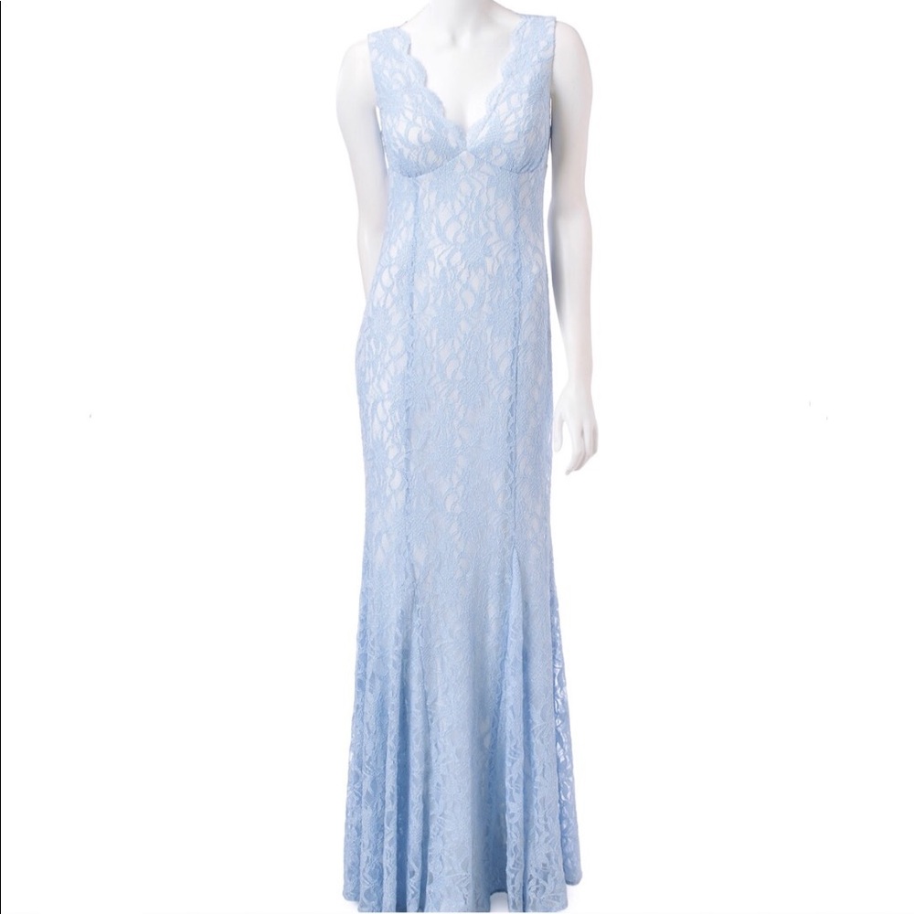 Morgen & Co light blue dress